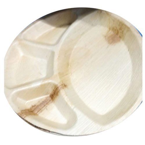 Sandal 100% Natural Areca Leaf Plate With Round Shape And Easily Recyclable