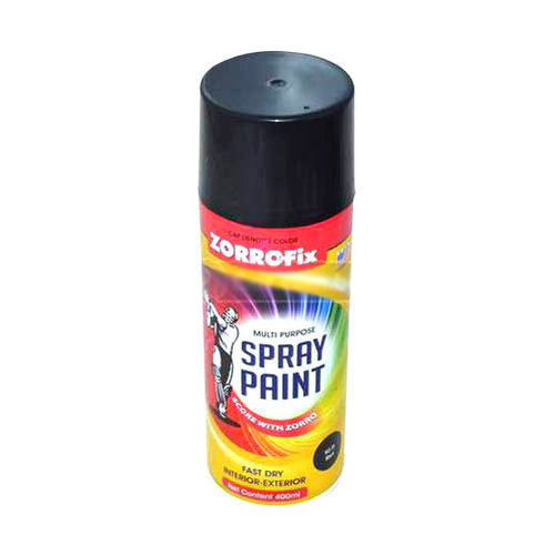 Fast Dry, Long Lasting Finish And Durable Zorro Fix Fast Dry Spray Paint For Interior And Exterior Chemical Name: Titanium Dioxide