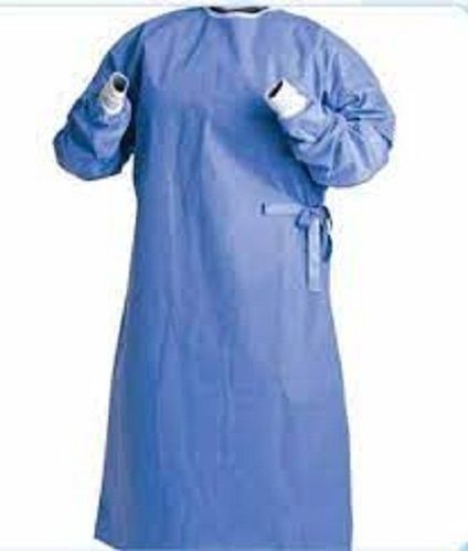 Full Body Protection Water Resistant Disposable Plain Non Woven Blue Ppe Kit 