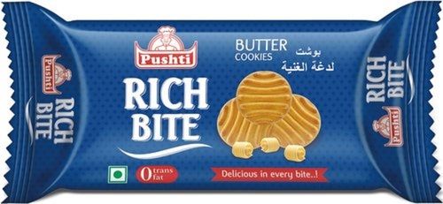 Indian Origin Naturally Made With Finest Ingredients Healthier And Flavorful Round Shape Rich Bite Butter Cookies