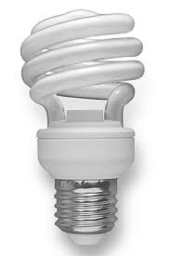 Long Life Span Reliable Nature Shock Proof White Spiral Cfl Bulb For Domestic Use Body Material: Aluminum