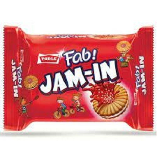 Mouth Craving Delicious Semi Soft Parle Fab Jam In Cream Sandwich Biscuit