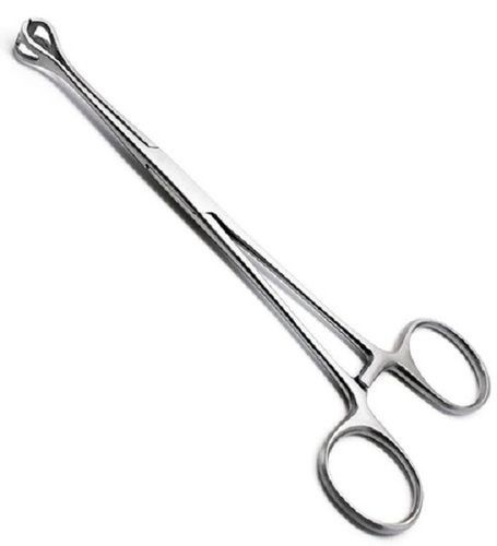 Stainless Steel Environment Friendly Easy To Use Silver 8 Inch Babcock Tissue Forceps