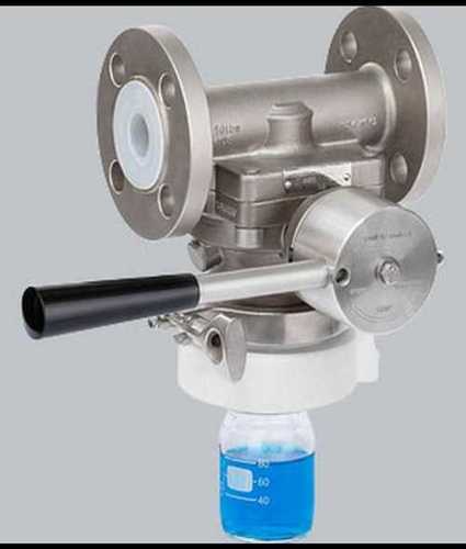 Stainless Steel Sampling Valve 6 Inch, 300 F Max Temperature, Pfa Lining Application: Industries