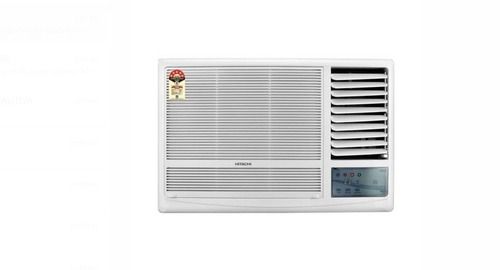 White Hitachi 1 Ton 3 Star Window Air Conditioner Dust Filter Power 1400 Watt