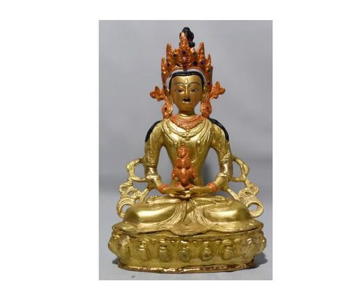 Golden Aparmita Chepame Statue Statue Height 6 Inch And Weight 500G For Decoration
