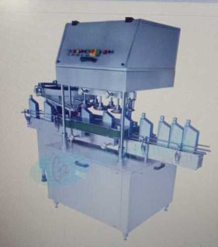 Automatic Linear Capping Machine Stainless Steel Body Material, 415v