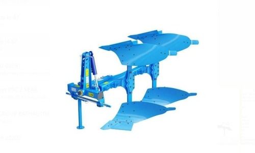 Blue Hydraulic Reversible Plough And Size 3 Furrow, Single Bottom For Agriculture Use