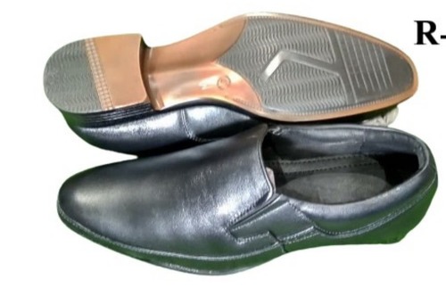 Light Brown Silver Pure Calfskin Leather Formal Shoes - 1 Inch Heel Breathable Upper Design Pleated Toe and Metallic Accents