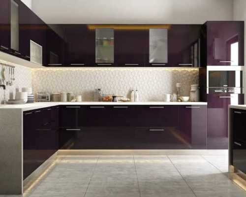 घर और होटल के लिए अनुकूलित मॉड्यूलर एमडीएफ वुड किचन