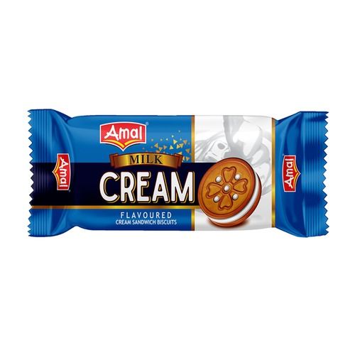 Delicious Creamy Tasty Crunchy Mouthwatering Amal Cream Biscuit With Vanilla Fat Content (%): 4 Grams (G)