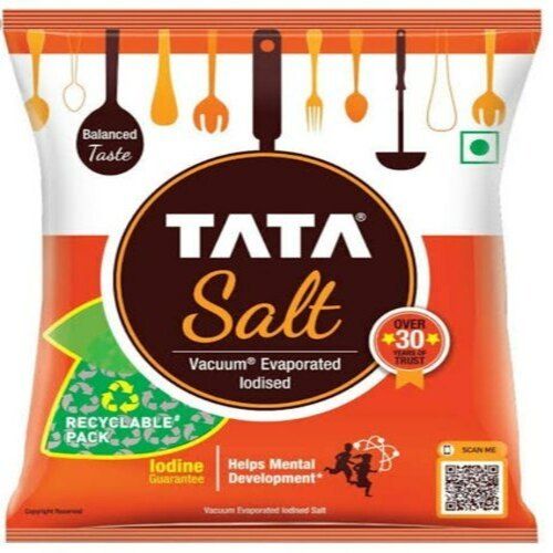 Distinct Flavor And Texture Safe And Harmless Super Lite Iodized White Tata Salt