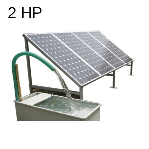 Blue And Grey 100% Eco-friendly Morya Solarz 2hp Ac Solar Water Pump For Agriculture