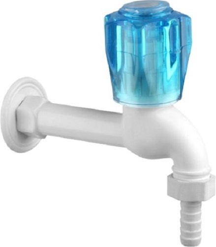 बाथरूम फिटिंग के लिए पीवीसी प्लास्टिक आइवरी और व्हाइट वॉल माउंटेड लॉन्ग बॉडी नोजल बिब कॉक