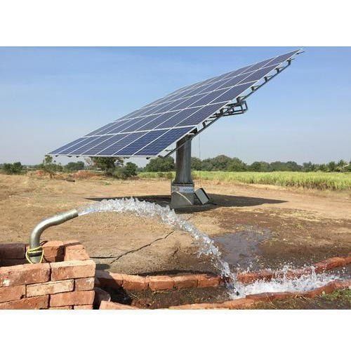 Blue Long Lasting Service And Sturdy Construction Kirloskar 2Hp Solar Water Pump Of Excellent Functioning Capacity