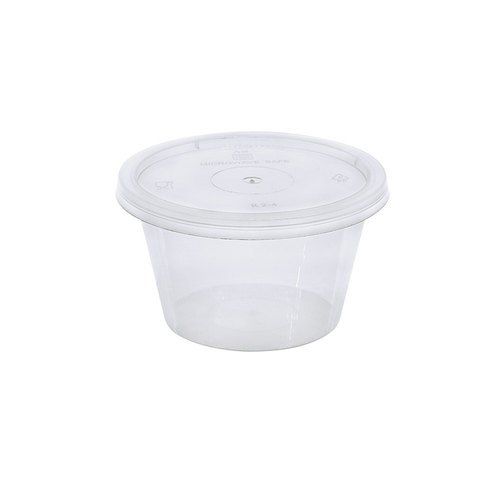 Plain Round Shape Food Container 220Ml With Plastic Materials Round Shape Capacity: 220 Milliliter (Ml)