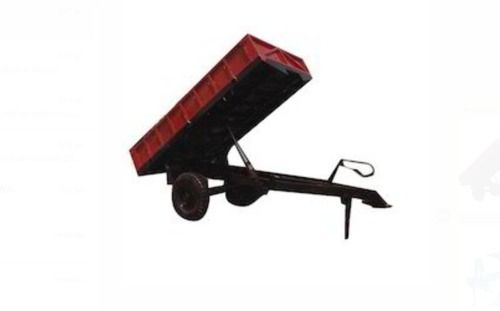 Red Mild Steel Tractor Trolley And Rectangle Shape For Agriculture Use  Length: 20  Centimeter (Cm)