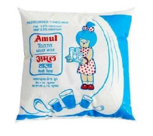 Rich Protein And Minerals 100 Percent Fresh Healthy And Natural Amul Taaza Toned Milk