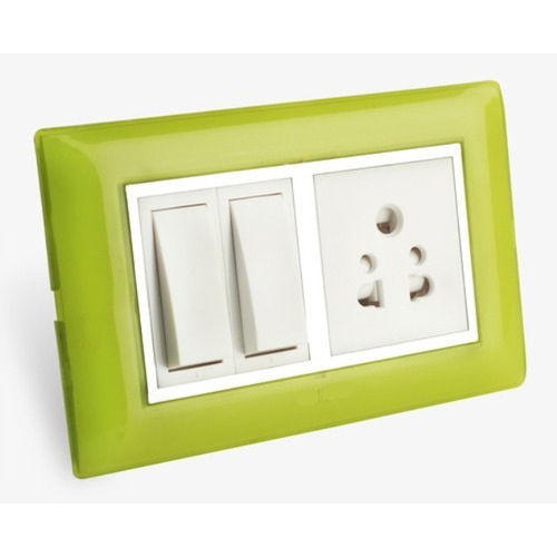 Plastic Reliable, Affordable And Long Service Life White Wall Electrical Modular Switches