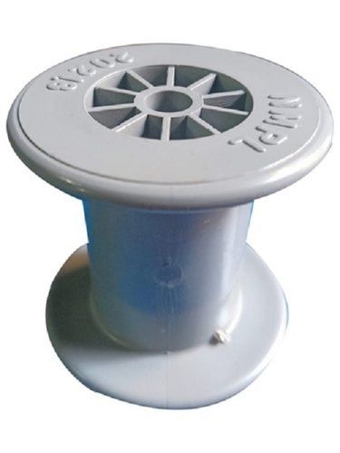 Strong Solid Long Lasting Durable Plastic Plain Grey Bobbins Empty Spools For Embroidery Material Length: 4-7 Inch (In)