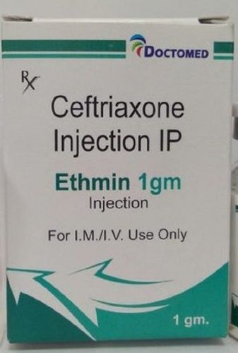 Ceftriaxone Injection Ip 1 Gm - Liquid Formulation For Anti-bacterial Treatment | Suitable For Adults, Requires Prescription, Storage At Cool Temperature