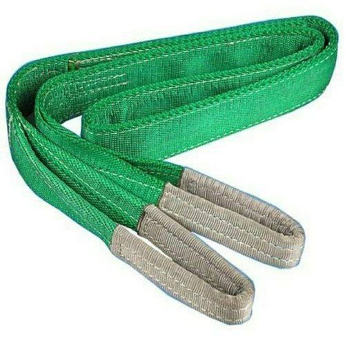 Pvc High-Quality 1 Mtr Green Double Ply Webbing Slings Flat Belt With Iron Buckle Lashing And Adjustable Straps