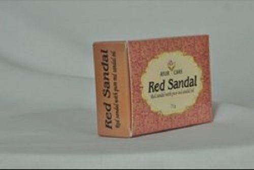 Nice Fragrance Skin Friendly 100% Natural Red Sandal Herbal Soap For Bathing