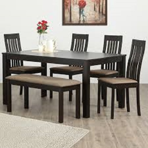 Wooden Dining Table Set, How To Make Dining Table Scratch Resistant