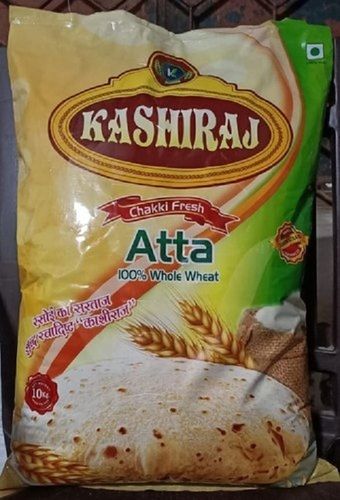 White 100 Percent Natural And Healthy Whole Wheat Chakki Atta For Chappati