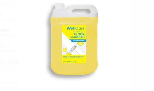 5 Liter 99.9% Kills Germs Wellcare Disinfectant Plus Liquid Floor Cleaner For Home Use  Shelf Life: 6 Months