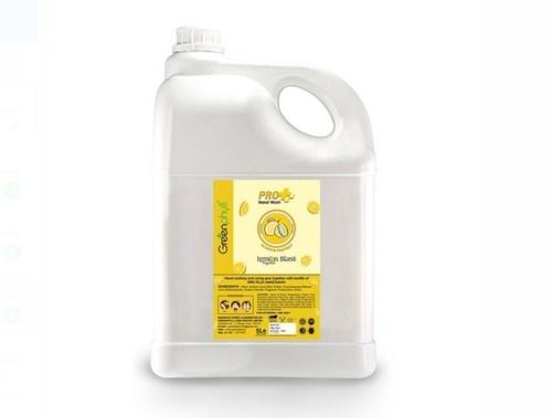 Yellow 5 Liter Greenphyll Pro Lemon Blast Hand Wash Soap Liquid Form Application For Hand Washing 