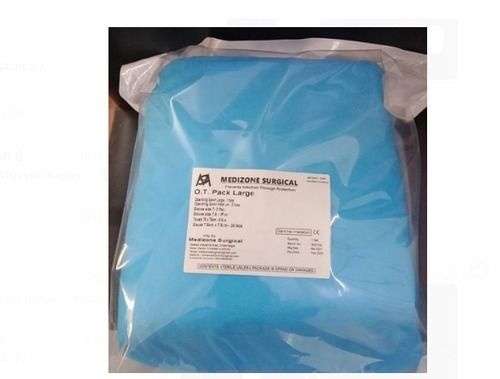 Blue Non-Woven Disposable Surgical Drapes For Hospitals, 45gsm 