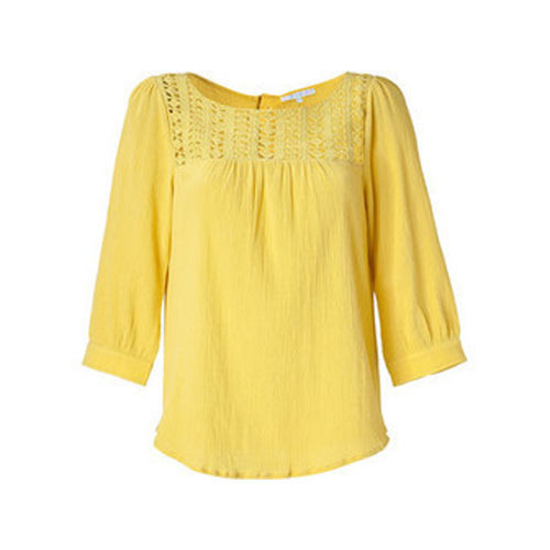 Plain 100 Percent Cotton Full Sleeve Yellow Top For Ladies Comfortable And Light Weight at Best Price in Chengalpattu Shifa Fashion Wear