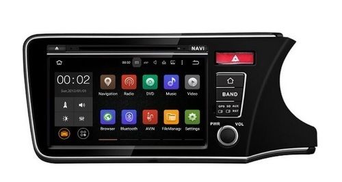 Easy To Install 9 Inch Honda City Car Radio Central Multimedia Ips Car Stereos