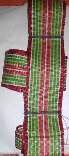 High Quality Green And Red Strip Printed Plastic Niwar, Uses For Folding Beds ,Width 2Inch Light In Weight