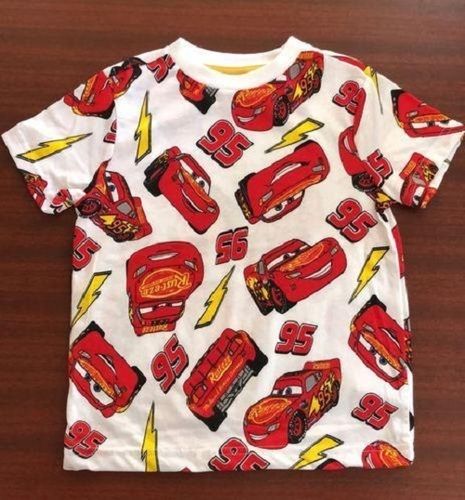 Short Sleeves Round Neck Breathable Summer Wear Printed Cotton Kids T Shirt Age Group: 2-5