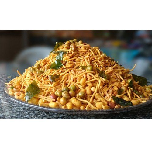 Mouth Watering Delicious Crispy Crunchy And Tasty Yellow Spicy Mixture Namkeen Shelf Life: 3 Months