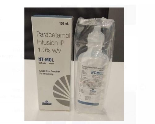 Nt-Mol Paracetamol Infusion Ip 1.0% W/V, 100Ml General Medicines