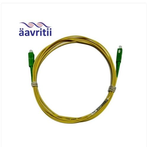 Optical Fiber Patch Cord With Insertion Loss 0.5 Db And Tensile Strength 68 N For 60 Sec Armored Material: Pvc