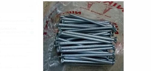 Coated Polished Durable Round Shape Stainless Steal Screws, Height 3Cm For Hardware Fitting Use