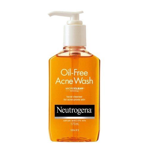 100 Percent Herbal Neutrogena Oil Free Acne Face Wash In Gel Foam Comfortable Ingredients: Chemicals