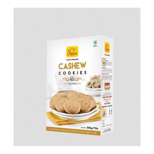 Biscuit Yummy And Tasty Round Shape Cashew Cookies 