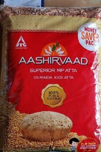 100 Percent Natural And Healthy Aashirvaad Chakki Atta For Chapati Pack Type: Bags