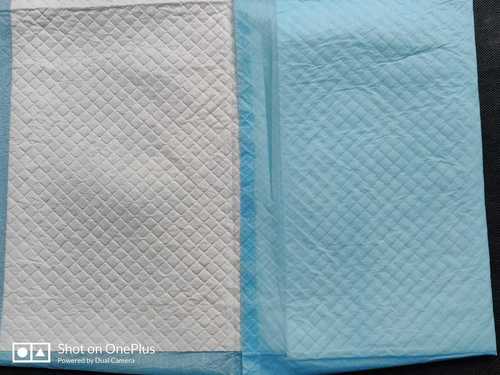 Blue And White Color Disposable Hospital Bed Sheet With Soft Texture