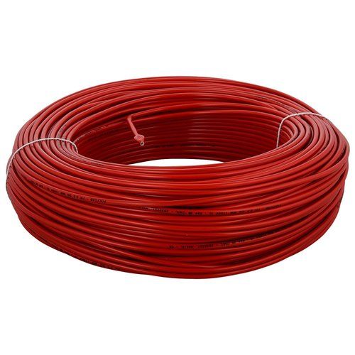 Energy Efficient Long Life Span Pvc Red Electric Wires For Industrial Use Cable Capacity: 440 Volt (V)