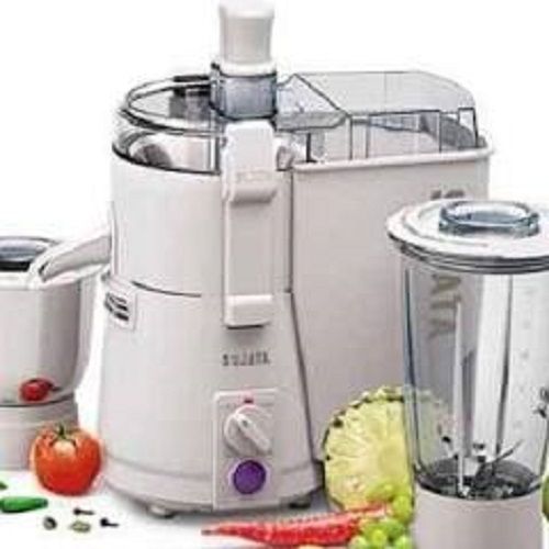 White 900 Watts Heavy Duty And Study Quality Sujata Powermatic Plus Juicer Mixer Grinder For Domestic Use