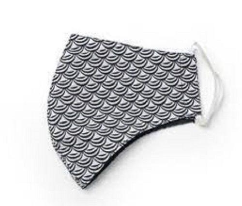 Reusable And Washable Non Disposable Black Dot Printed Cotton Face Mask