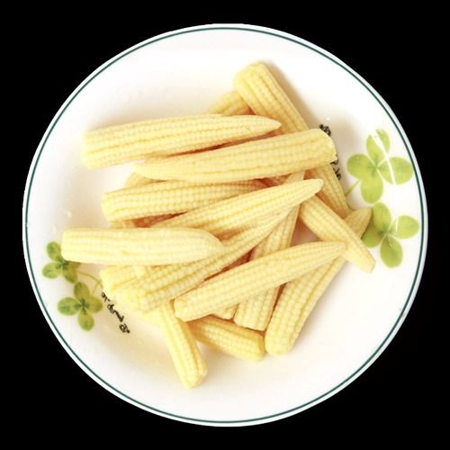 Rich In Dietary Fiber And Vitamin C Health Benefits Natural Fresh Yellow Baby Corn