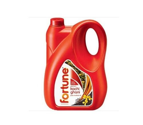 Rich In Omega 3 & 6 Naturally Cholesterol Free 5 Liter Fortune Kachi Ghani Mustard Oil Application: Kitchen And Hotels