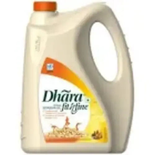 5 L 100% Pure Premium Quality Dhara Fit N Fine Refined Soyabean Oil Application: Cooking